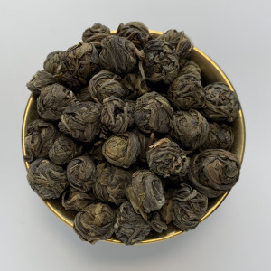 Зеленый чай Люй Лун Чжу большая Жемчужина Дракона 100 г. Photo 3